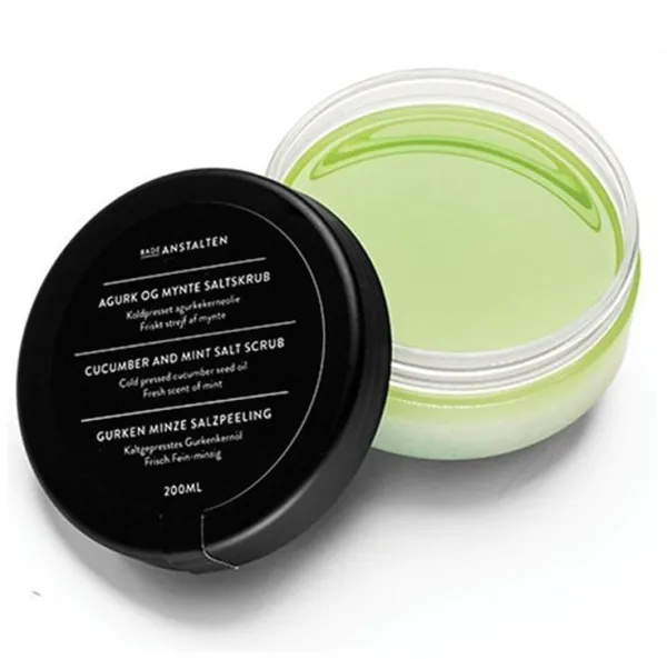 Badeanstalten Bodyscrub med Agurk & Mynte (200 ml)