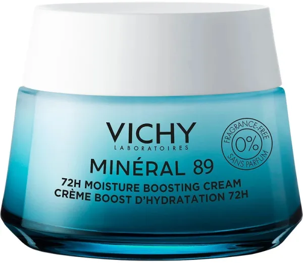Vichy Minéral 89 72H Fuktighetsgivende Krem Parfymefri 50 ml